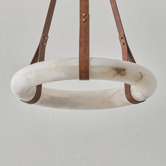 Isidore Leather Alabaster Pendant Ⅱ