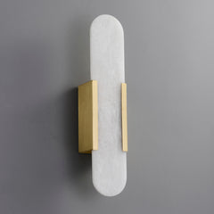 Faith Elongated Alabaster Sconce