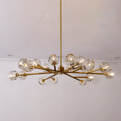 Balle Be Crystal Round 18-Light Chandelier 60"