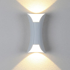 Noxel Curved Outdoor Wall Mounted Led Lamp - Neutralighting