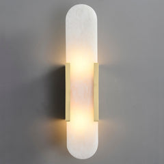 Faith Elongated Alabaster Sconce