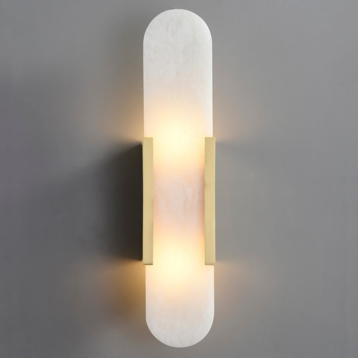 Faith Elongated Alabaster Sconce
