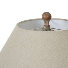 Saturn Table Lamp with Linen Shade image