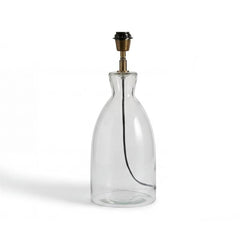Aldsworth 35cm Glass Table Lamp - Gold & Clear Glass