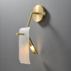 Sculptural Glass Wall Light