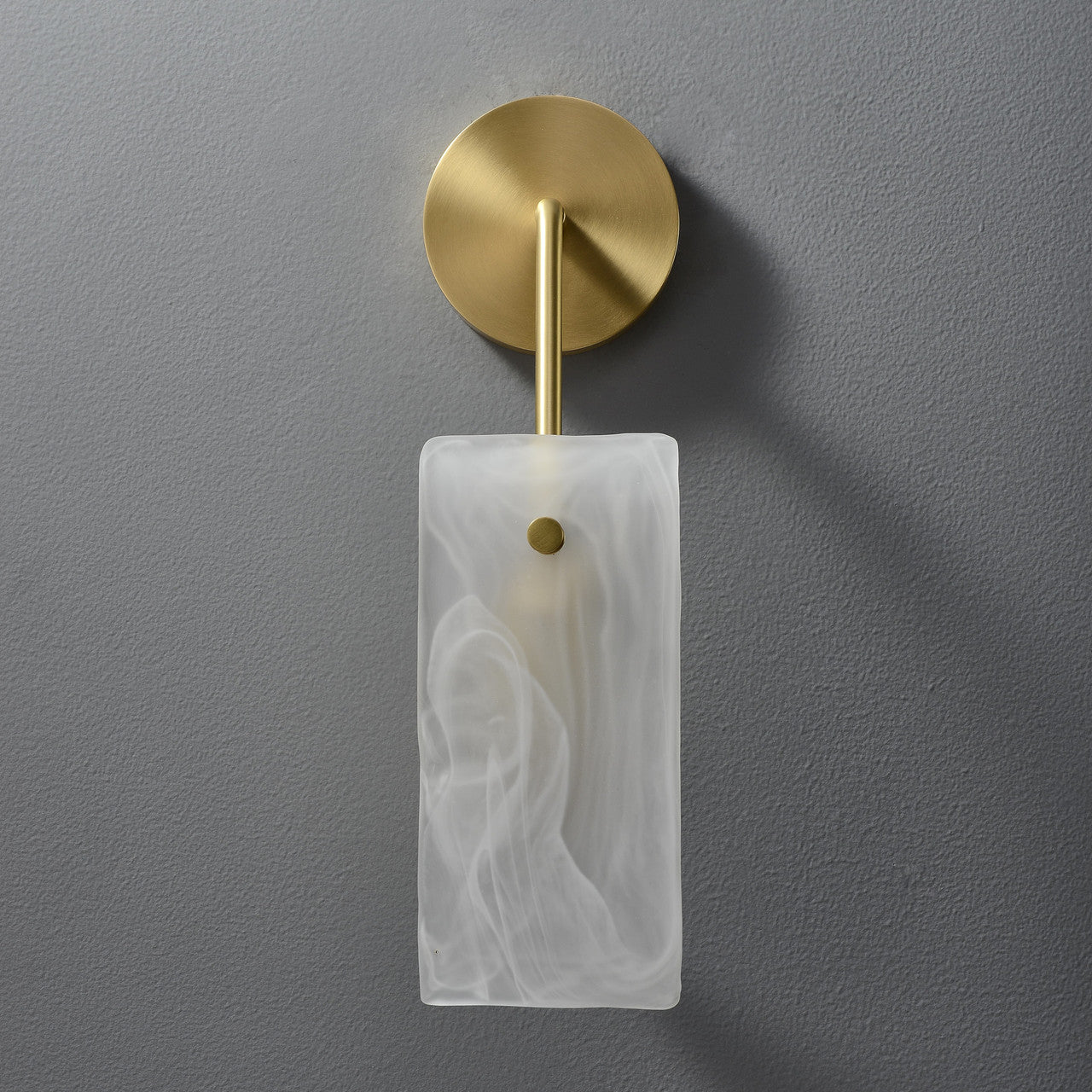 Sculptural Glass Wall Light
