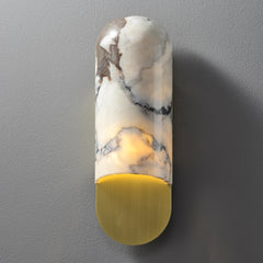 Marble Capsule Wall Sconce Gold