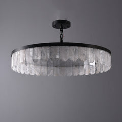 Rolande Rock Crystal Pendant 32.7"