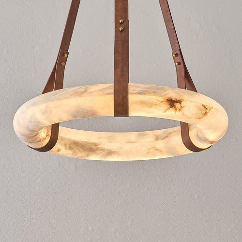 Isidore Leather Alabaster Pendant Ⅱ