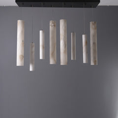 Gusg Alabaster Chandelier 8 lights 59"