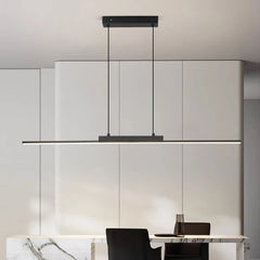 Modern Dimmable Long LED Pendant Light