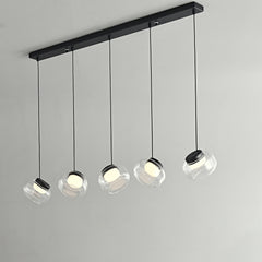 Ava Alabaster Linear Pendant 5 Lights