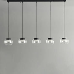 Ava Alabaster Linear Pendant 5 Lights