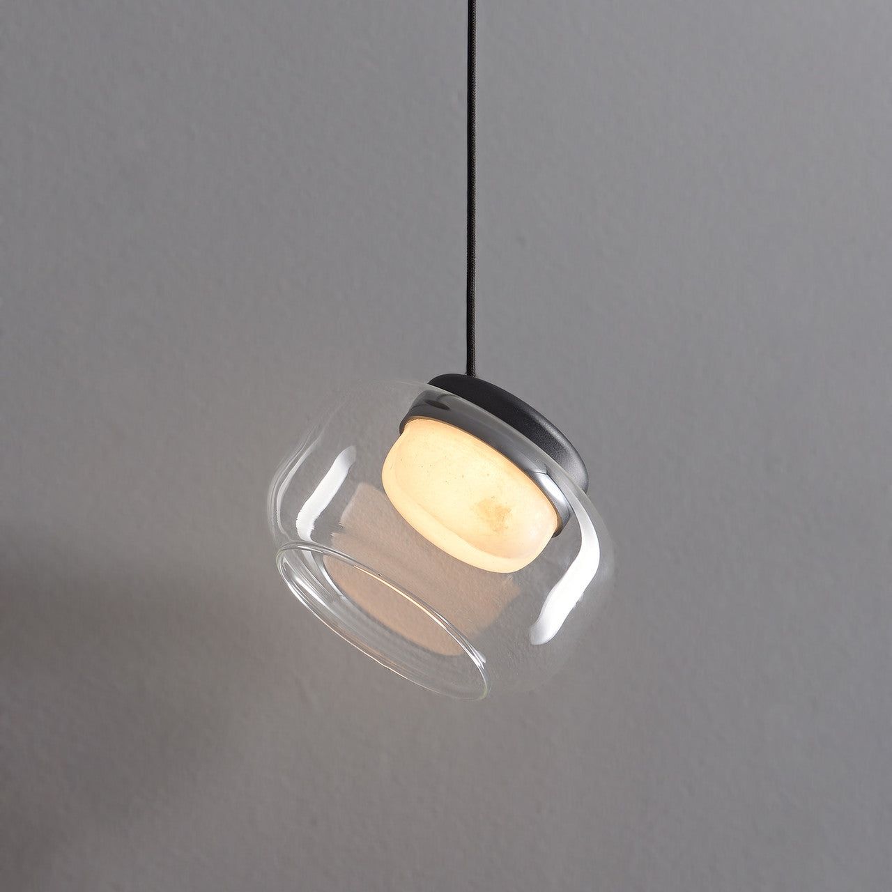 Ava Layered Alabaster Glass Pendant
