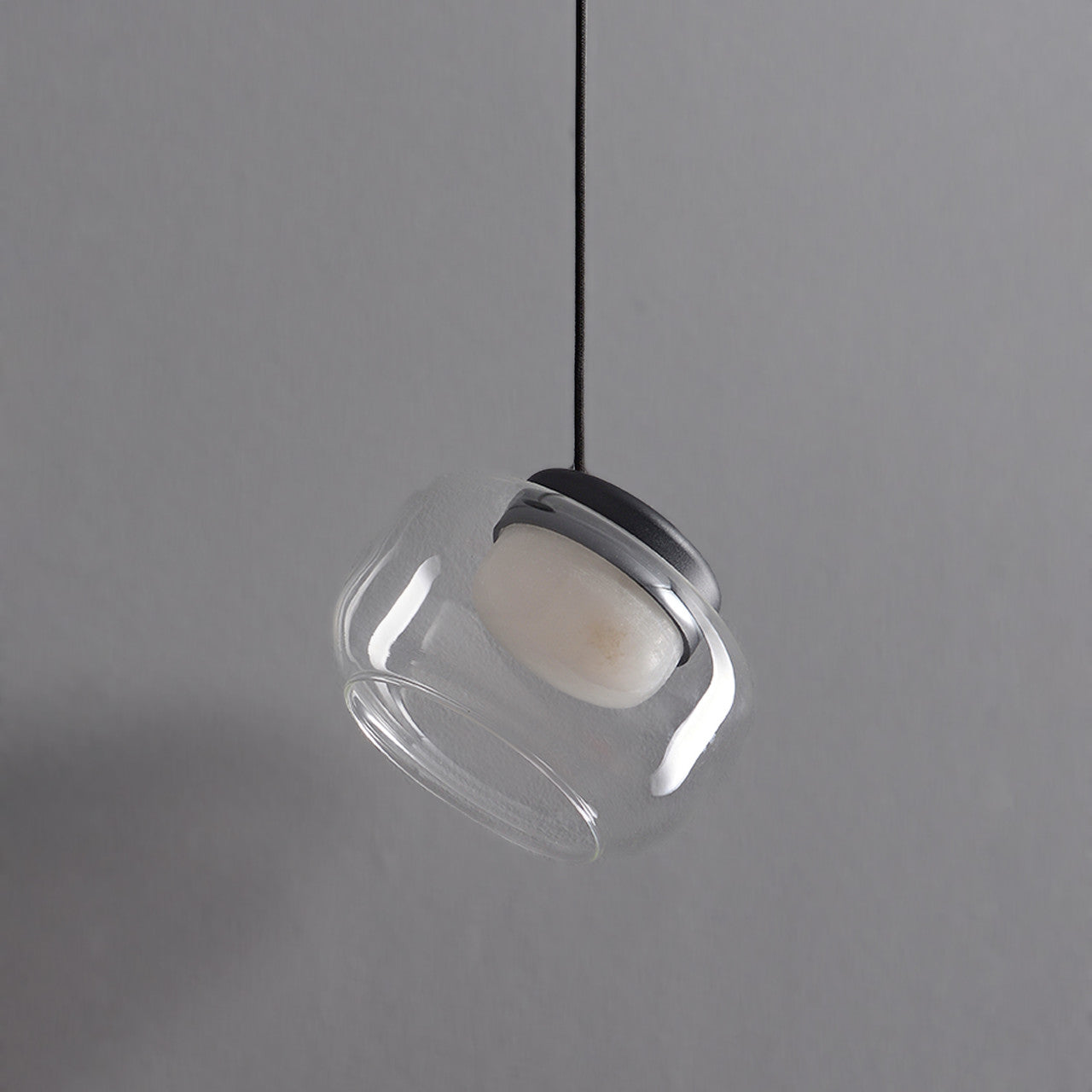 Ava Layered Alabaster Glass Pendant