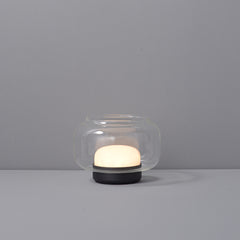 Ava Layered Alabaster Glass Table Lamp