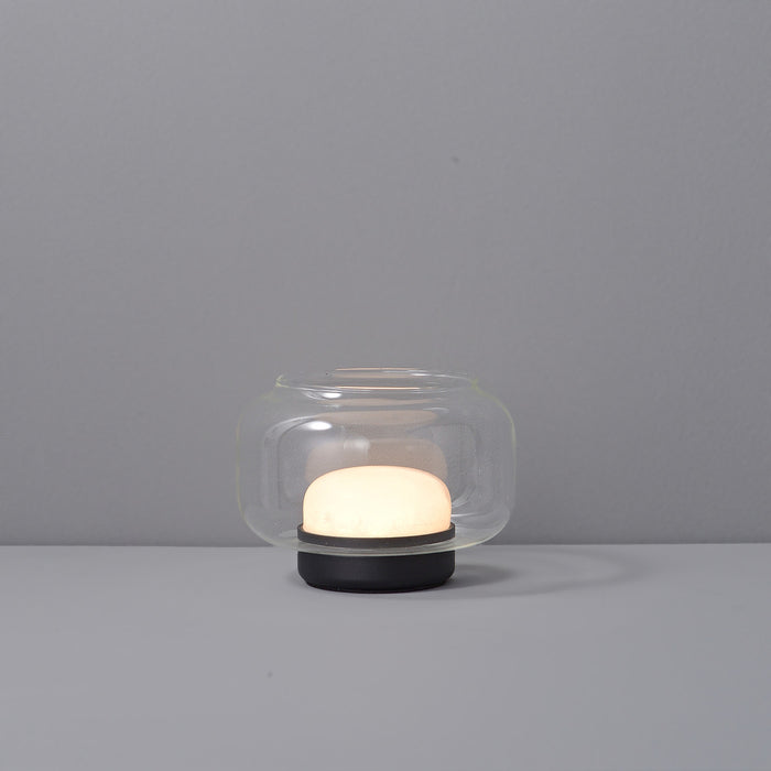 Ava Layered Alabaster Glass Table Lamp