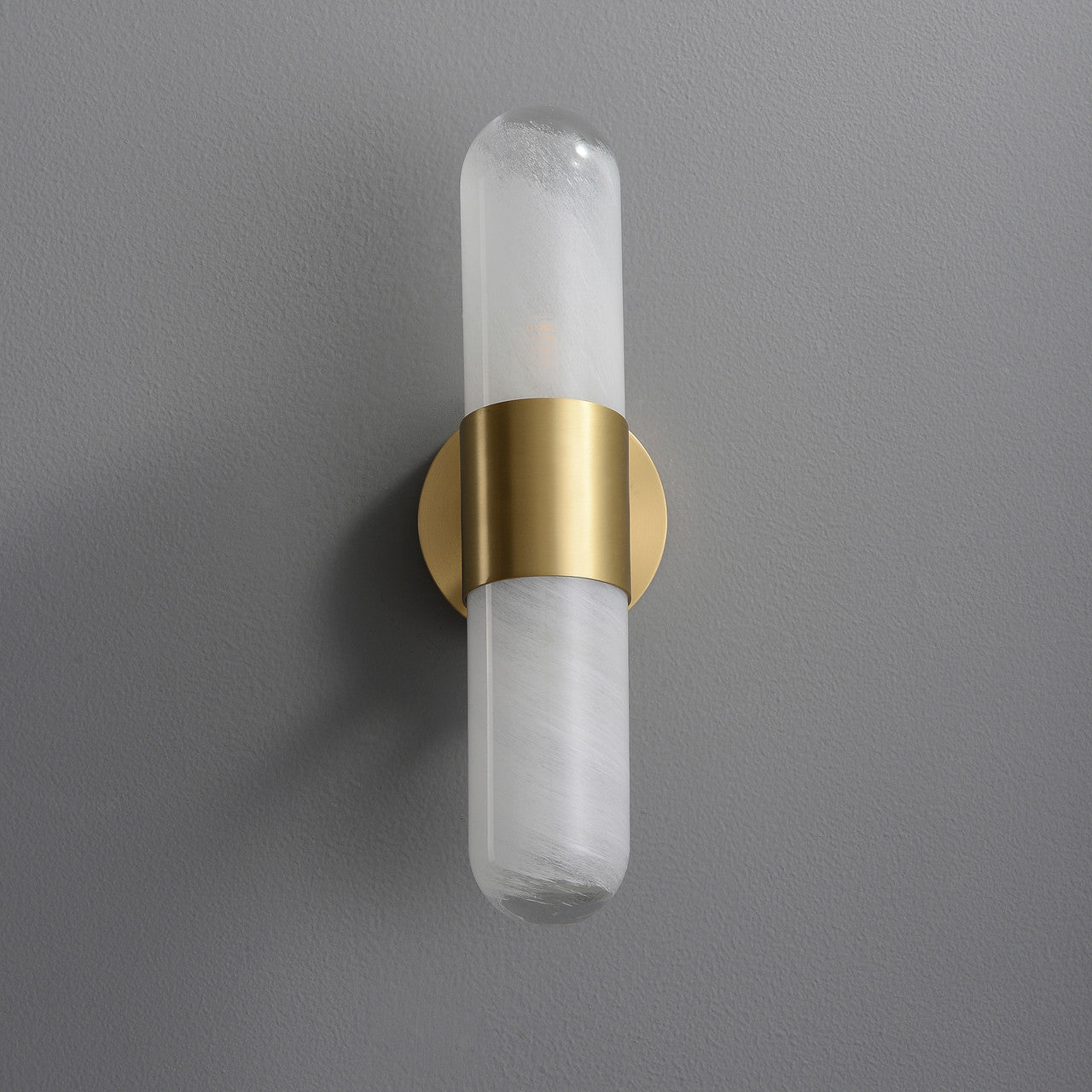 Frosted Tube Wall Sconce