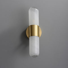 Frosted Tube Wall Sconce
