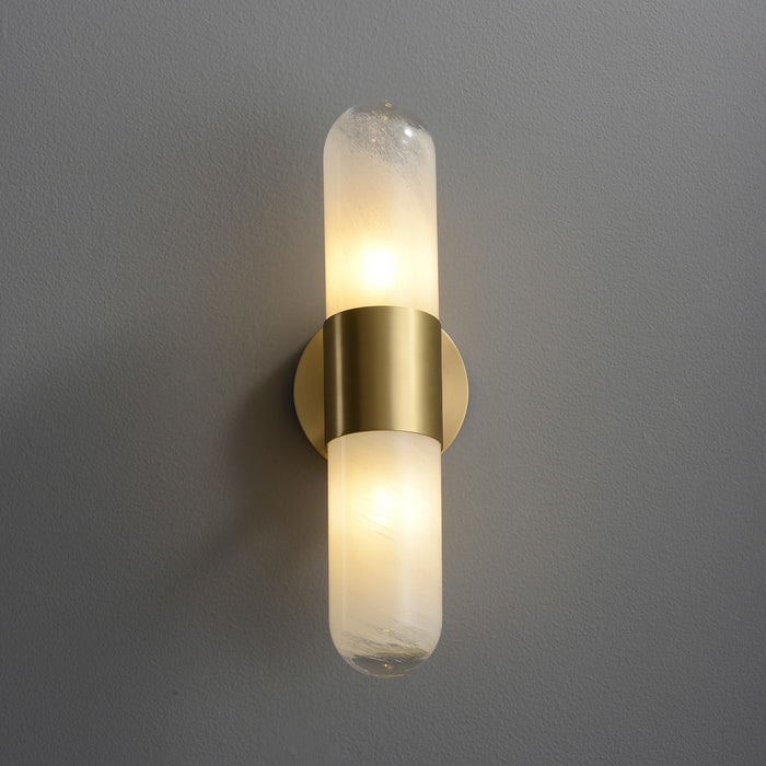Frosted Tube Wall Sconce