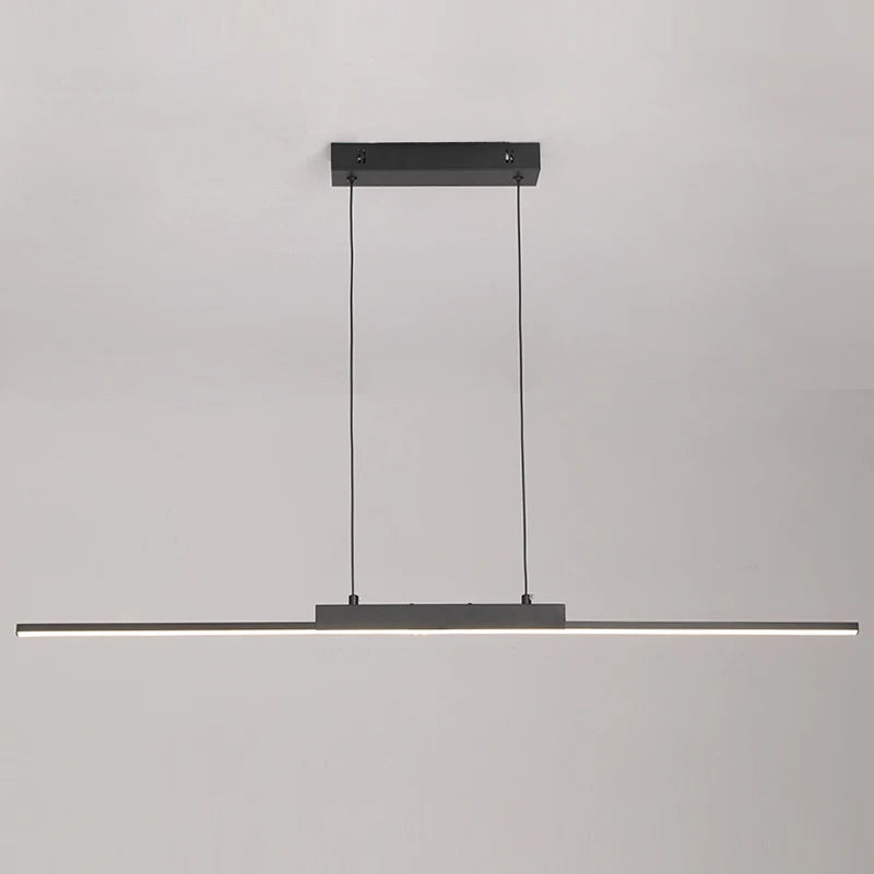 Modern Dimmable Long LED Pendant Light