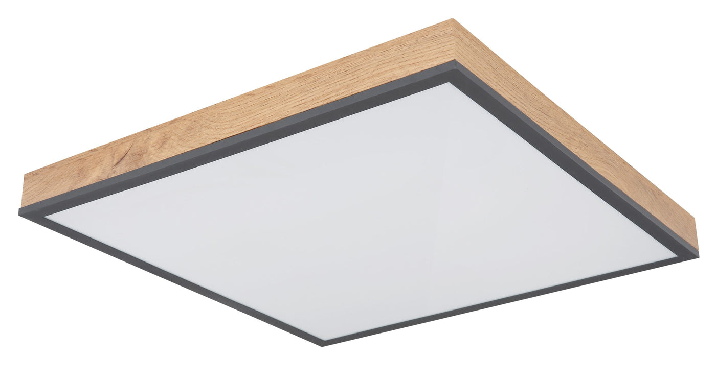 Globo Doro Wood LED Ceiling Light 416080WD2-CCT