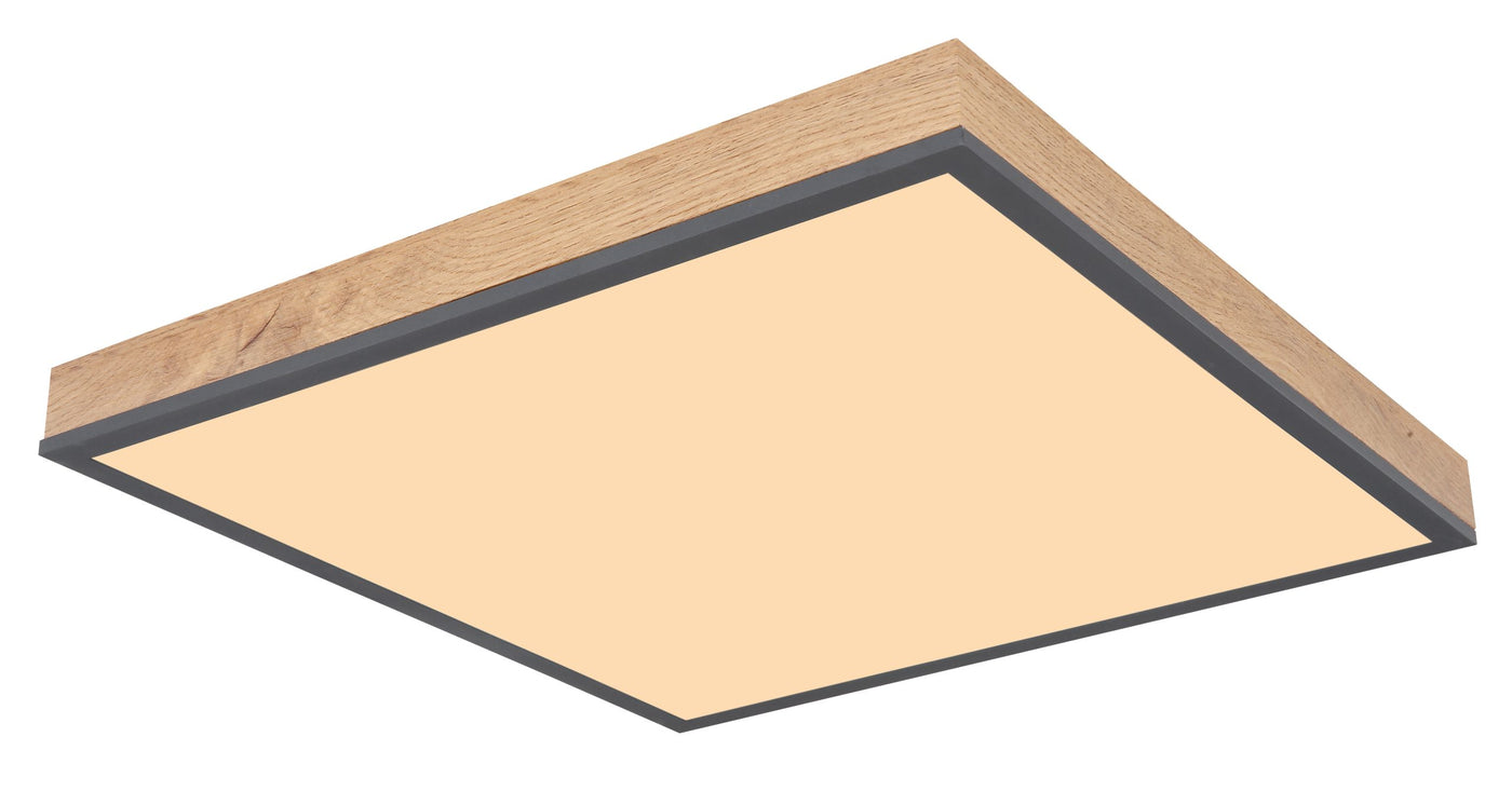Globo Doro Wood LED Ceiling Light 416080WD2-CCT