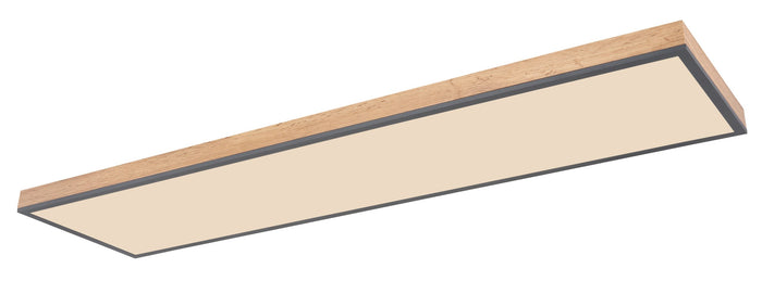 Doro Wood Rectangular Modern Ceiling Light 416080WD5-CCT