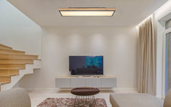 Doro Wood Rectangular Modern Ceiling Light 416080WD5-CCT
