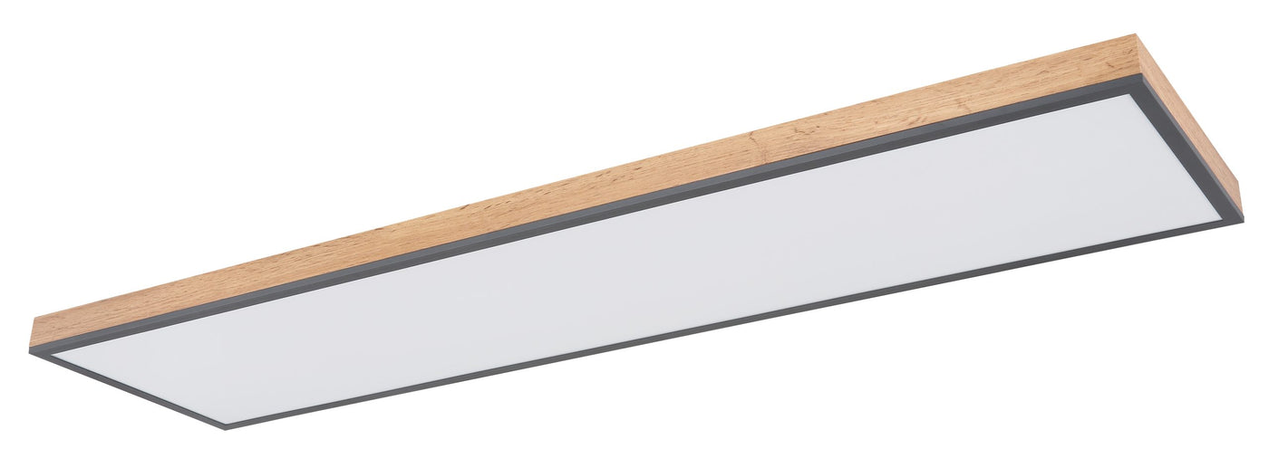 Doro Wood Rectangular Modern Ceiling Light 416080WD5-CCT