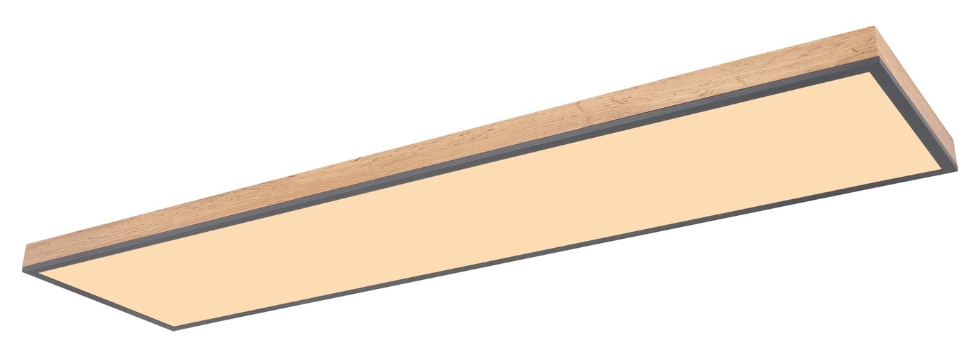 Doro Wood Rectangular Modern Ceiling Light 416080WD5-CCT