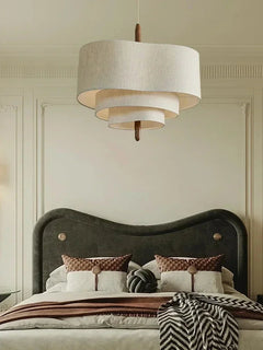 Japanese Wabi-Sabi Fabric Pendant Light – Zen & Medieval Style