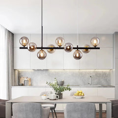 Nordic Globe Pendant Light – Modern Metal & Glass Style