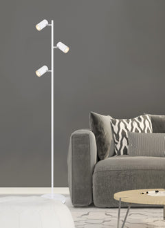 Robby Spotlight White 3-Light Floor Lamp