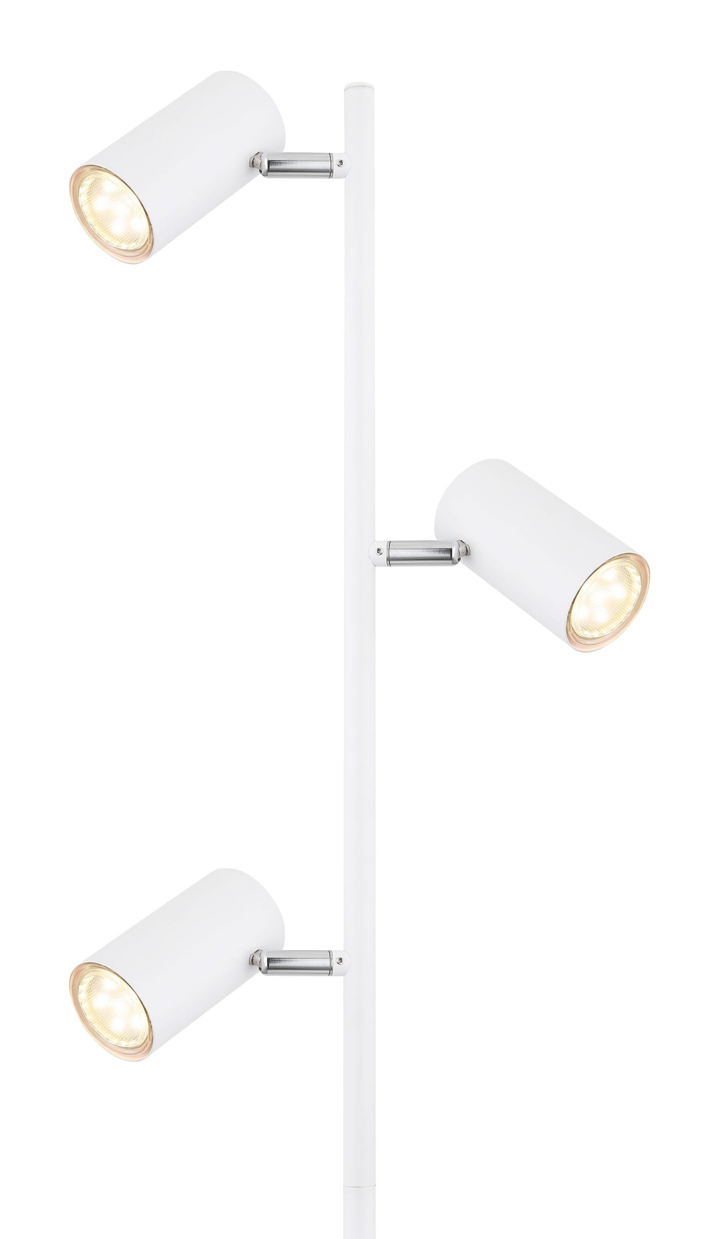 Robby Spotlight White 3-Light Floor Lamp
