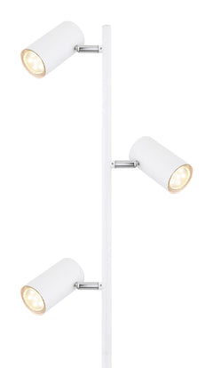 Robby Spotlight White 3-Light Floor Lamp