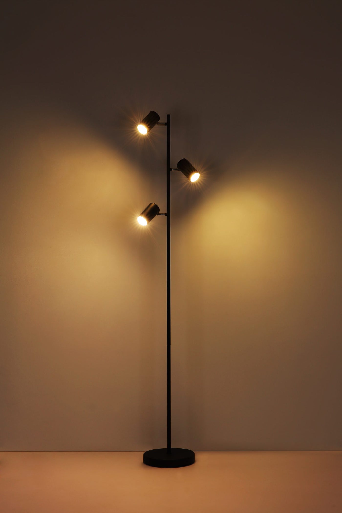 Robby Spotlight White 3-Light Floor Lamp