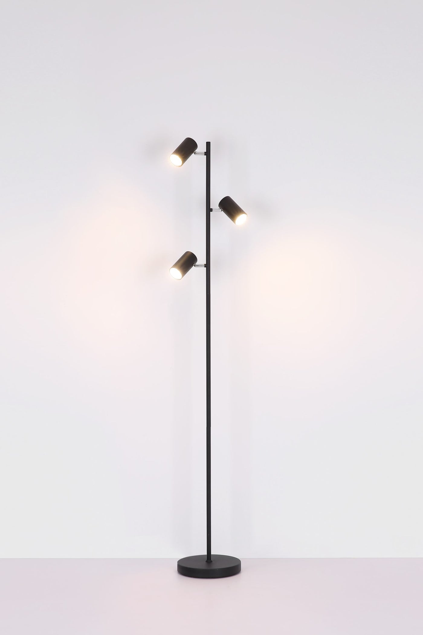 Robby Spotlight White 3-Light Floor Lamp