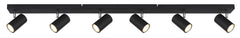 Black 6-Light Kitchen Spotlight Bar – Robby