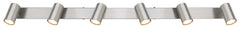 Brushed Chrome 6-Light Kitchen Spotlight Bar – Robby
