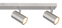 Brushed Chrome 6-Light Kitchen Spotlight Bar – Robby