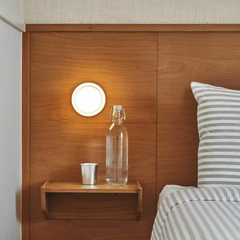 Wall Sconce – Glass and Iron, Scandinavian Design for the Living Room or Bedroom