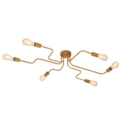 Sputnik Linear Semi Flush Mount