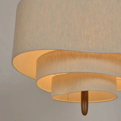 Japanese Wabi-Sabi Fabric Pendant Light – Zen & Medieval Style