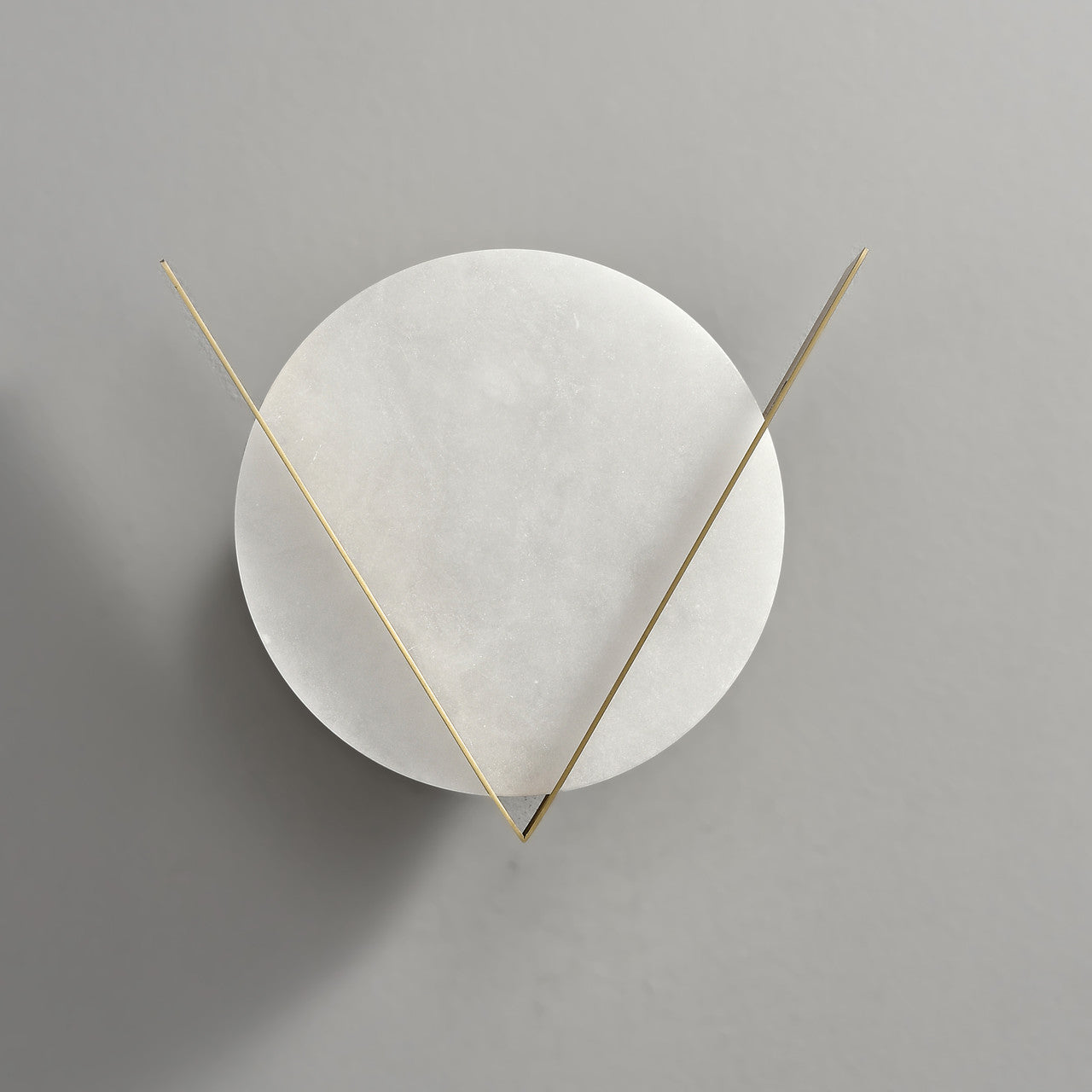 Disc Alabaster Wall Sconce