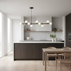 Nordic Globe Pendant Light – Modern Metal & Glass Style