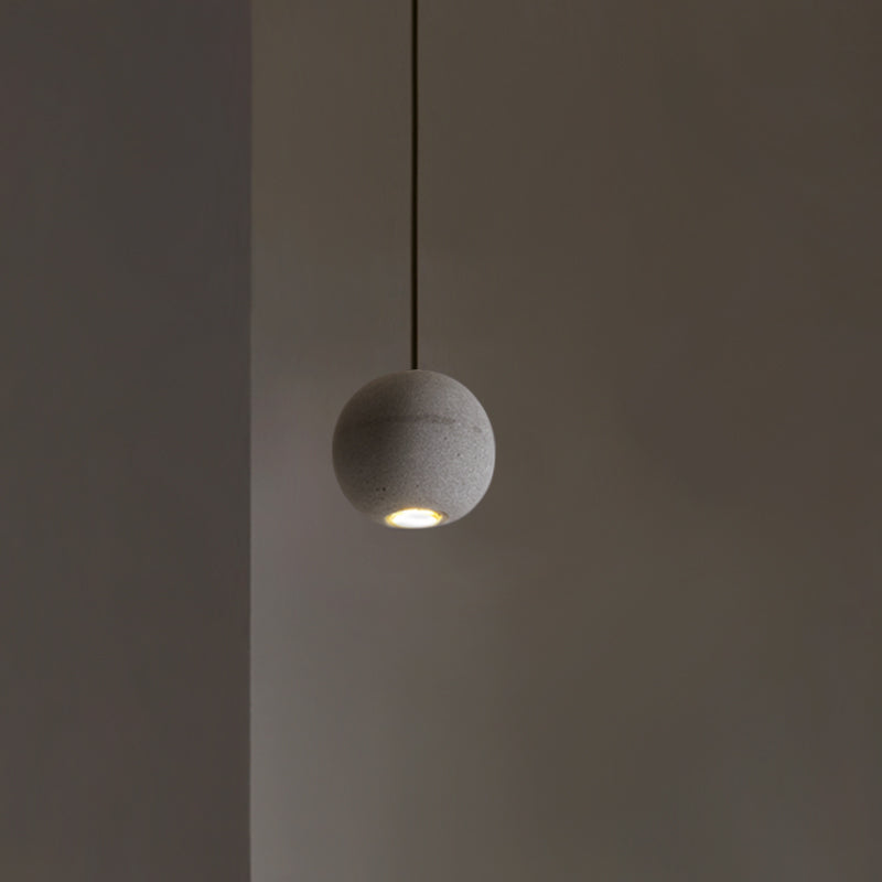 Star Moon Pendant Light in Coment Ball Shape