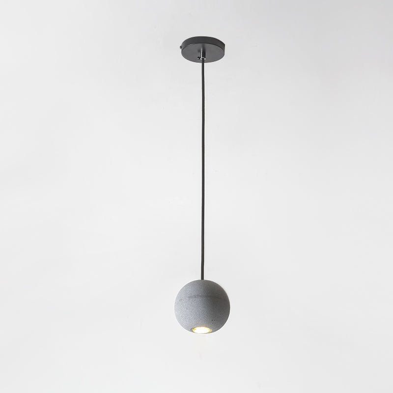 Star Moon Pendant Light in Coment Ball Shape
