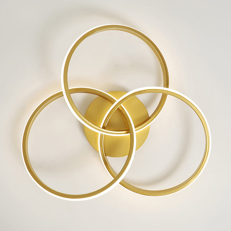 LED Twist Ceiling Light with Knot Design
