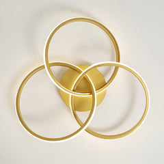 LED Twist Ceiling Light with Knot Design